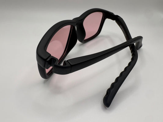Black Frame Kids' Light Sensitivity Glasses