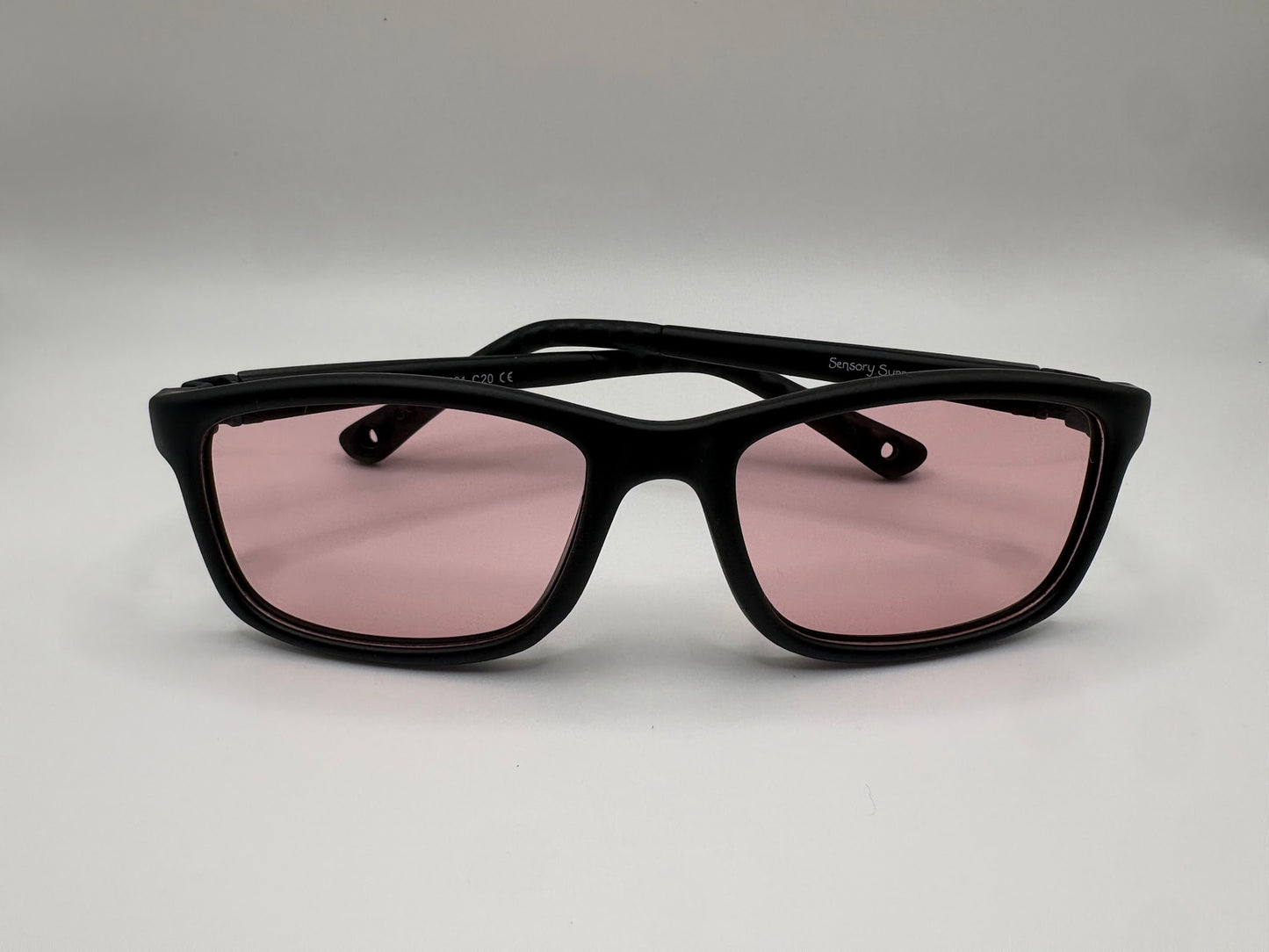 Black Frame Kids' Light Sensitivity Glasses