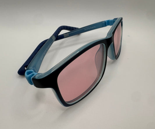 Blue Frame Kids' Light Sensitivity Glasses