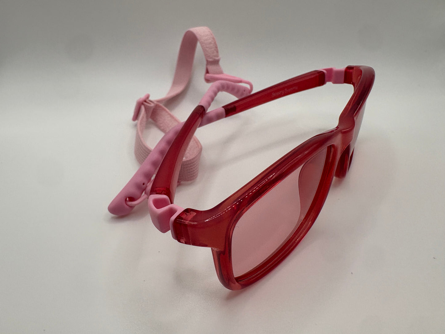 Pink Frame Kids' Light Sensitivity Glasses